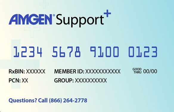 Amgen® SupportPlus Co-Pay card